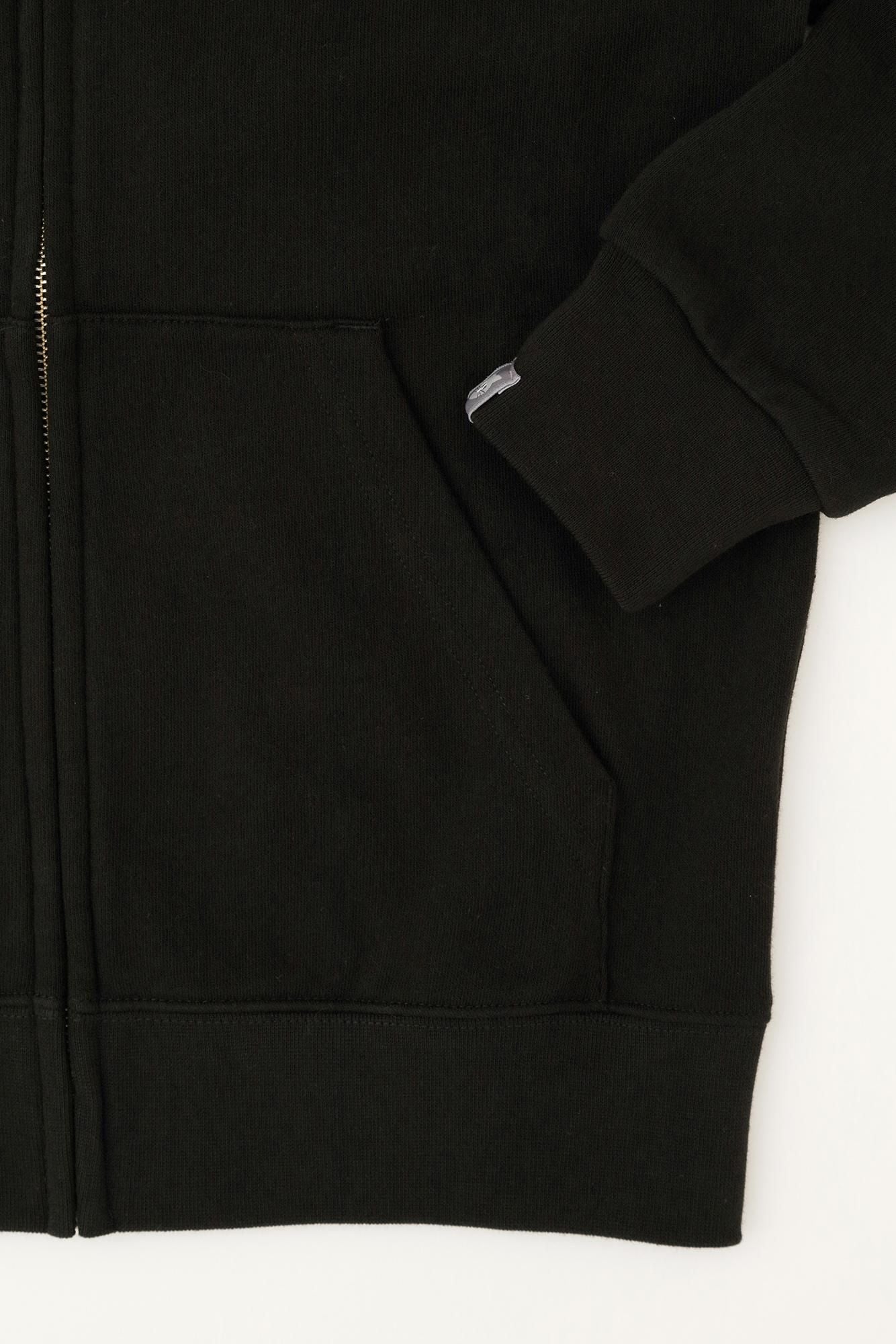 デポルターレ ZIP UP スウェットパーカー[9.7]／ブラック