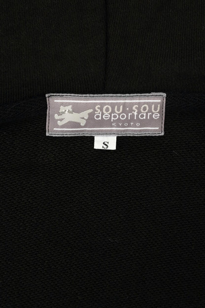 デポルターレ ZIP UP スウェットパーカー[9.7]／ブラック
