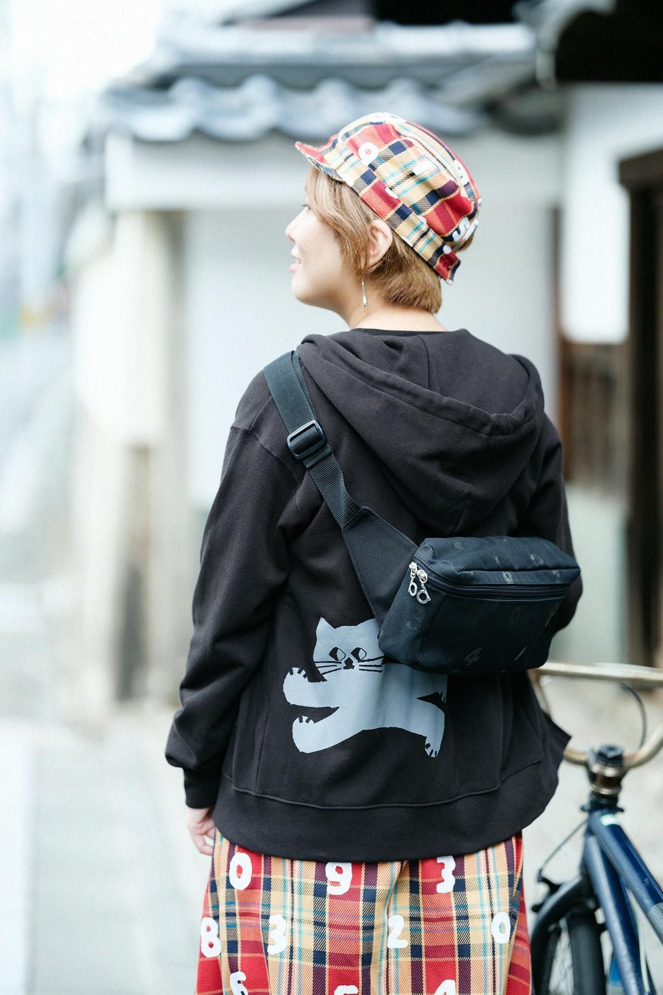 デポルターレ ZIP UP スウェットパーカー[9.7]／ブラック