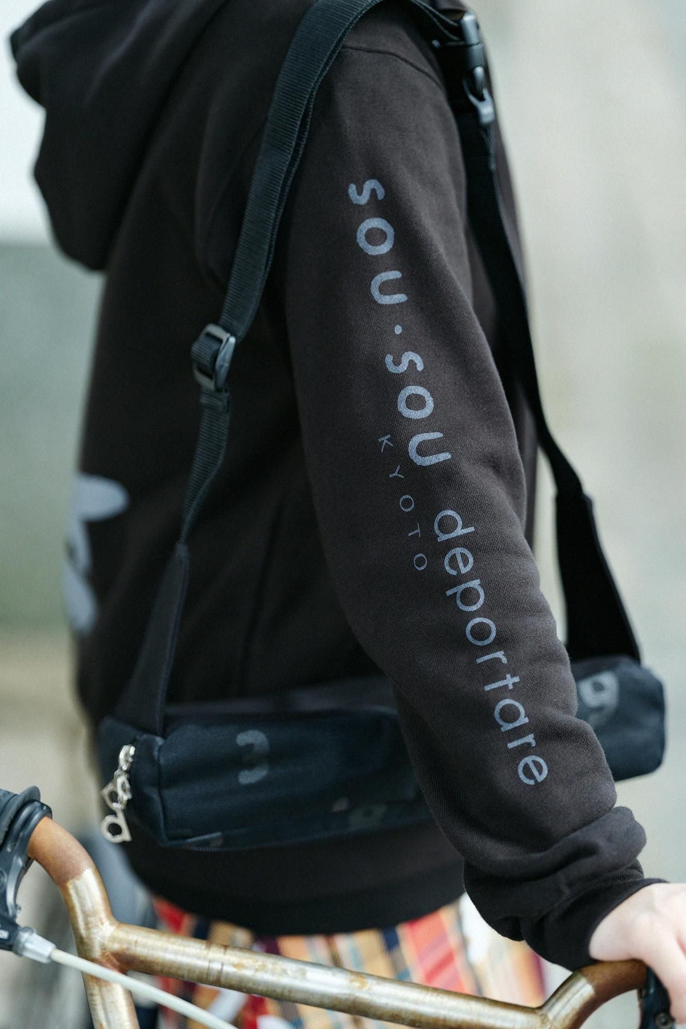 デポルターレ ZIP UP スウェットパーカー[9.7]／ブラック