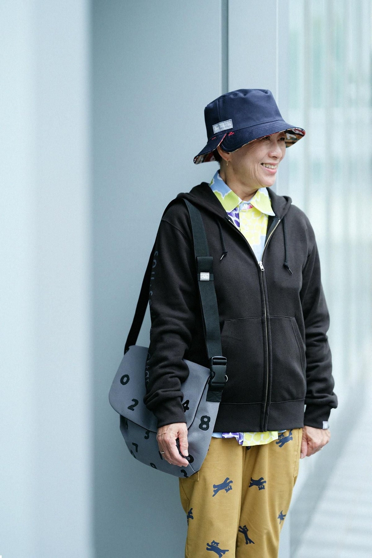 デポルターレ ZIP UP スウェットパーカー[9.7]／ブラック