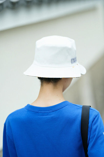 ヘビーツイルチェック リバーシブル BIKE HAT／SO-SU-U昆（こん） 上下（しょうか） 黄金色（こがねいろ）