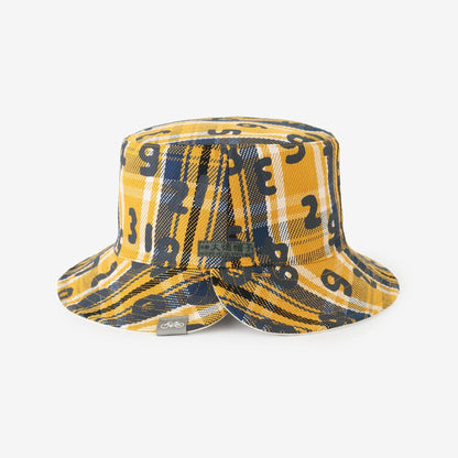 ヘビーツイルチェック リバーシブル BIKE HAT／SO-SU-U昆（こん） 上下（しょうか） 黄金色（こがねいろ）