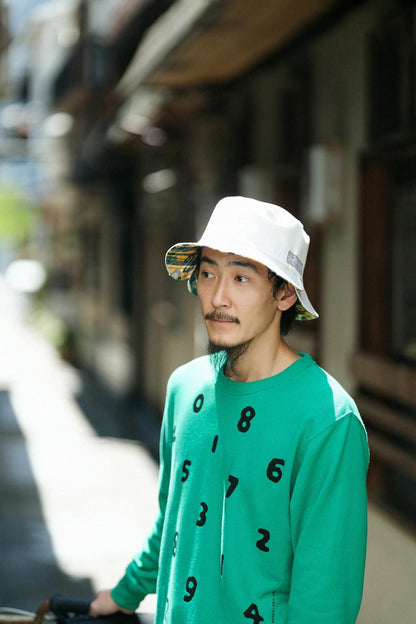 ヘビーツイルチェック リバーシブル BIKE HAT／SO-SU-U昆（こん） 上下（しょうか） 黄金色（こがねいろ）