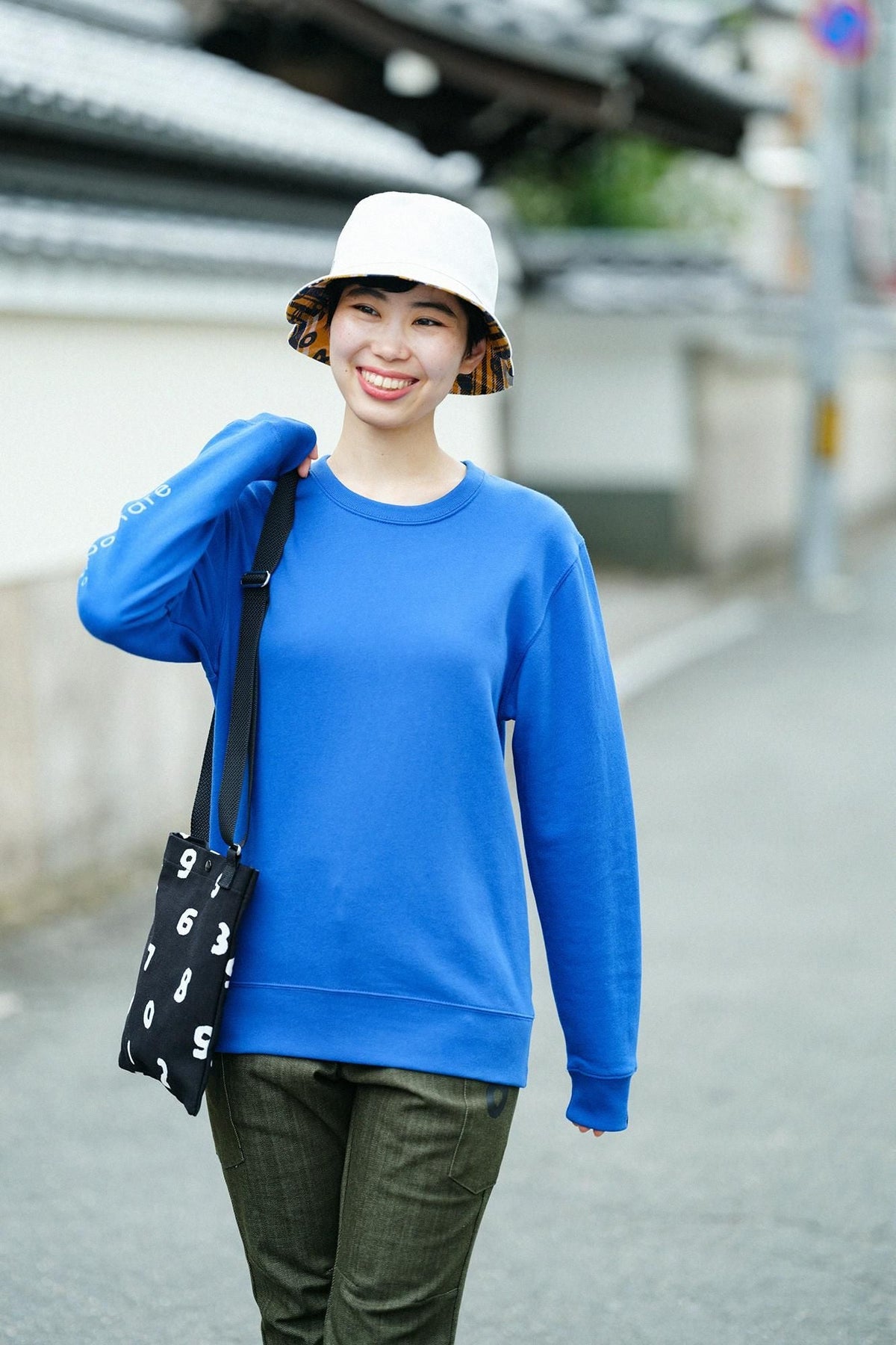 ヘビーツイルチェック リバーシブル BIKE HAT／SO-SU-U昆（こん） 上下（しょうか） 黄金色（こがねいろ）