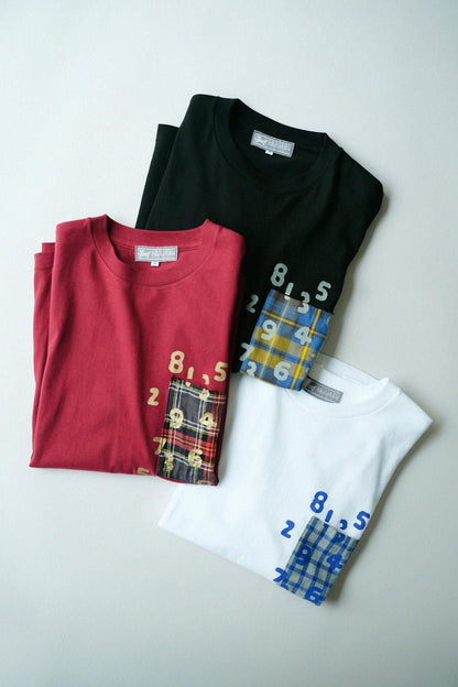 【net限定】長袖 ポケットTシャツ[5.6]／ホワイト×SO-SU-U昆（こん）2