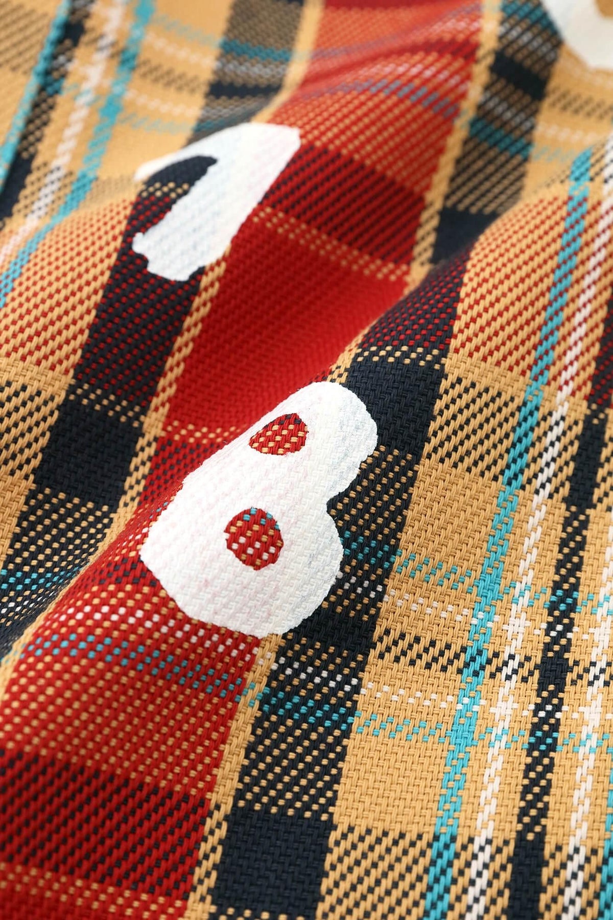 【net限定】ヘビーツイルチェック BIKEショーツ／レッド×SO-SU-U