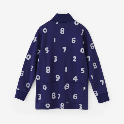 【net限定】裏毛 ZIP UP BIKEブルゾン／SO-SU-U 紺青（こんじょういろ）