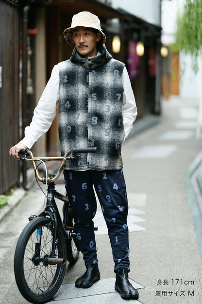 裏起毛フリース BIKEジョードプル／SO-SU-U 深紺（しんこん）