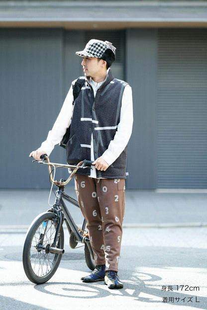 裏起毛フリース BIKEジョードプル／SO-SU-U 憲法色（けんぽういろ）