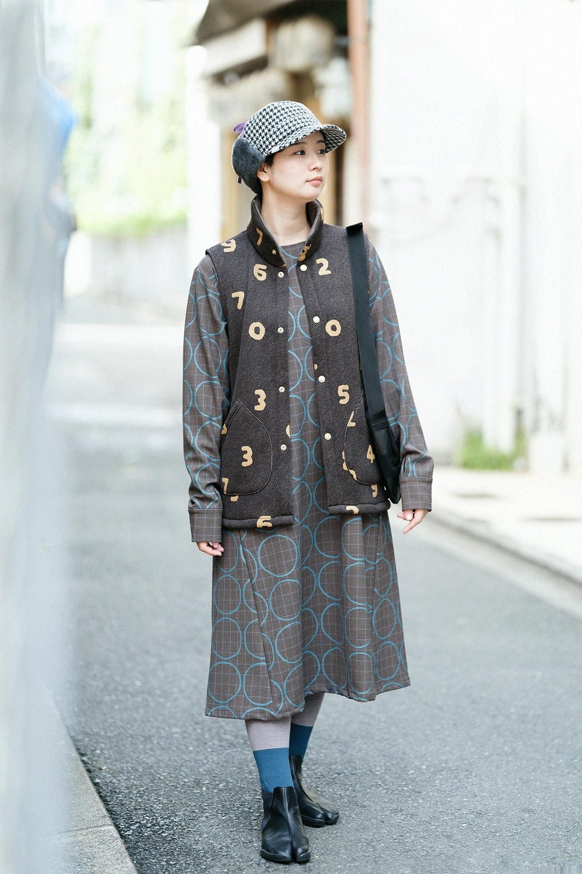 C.C deportare レギンス・ANKLE／ストーン×ディープマリン