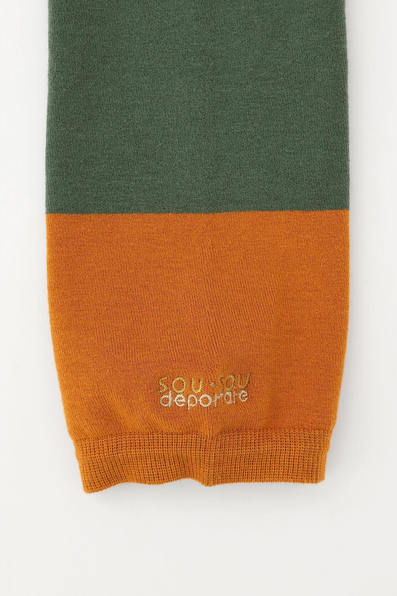 C.C deportare レギンス・ANKLE／ブロッコリー×コニャック
