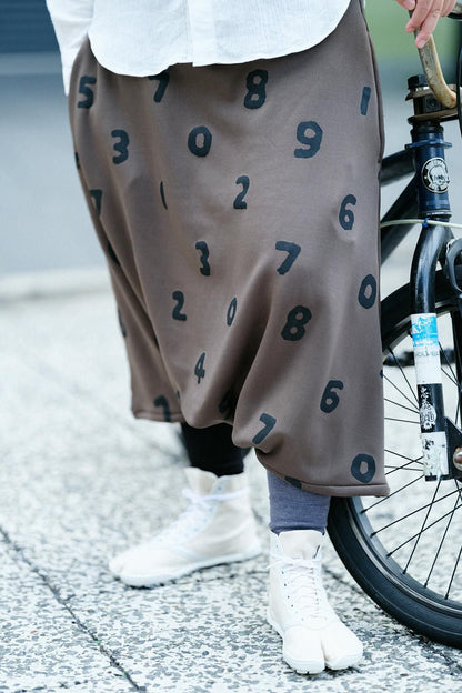 T.C deportare レギンス／ブラック×ミドルグレー