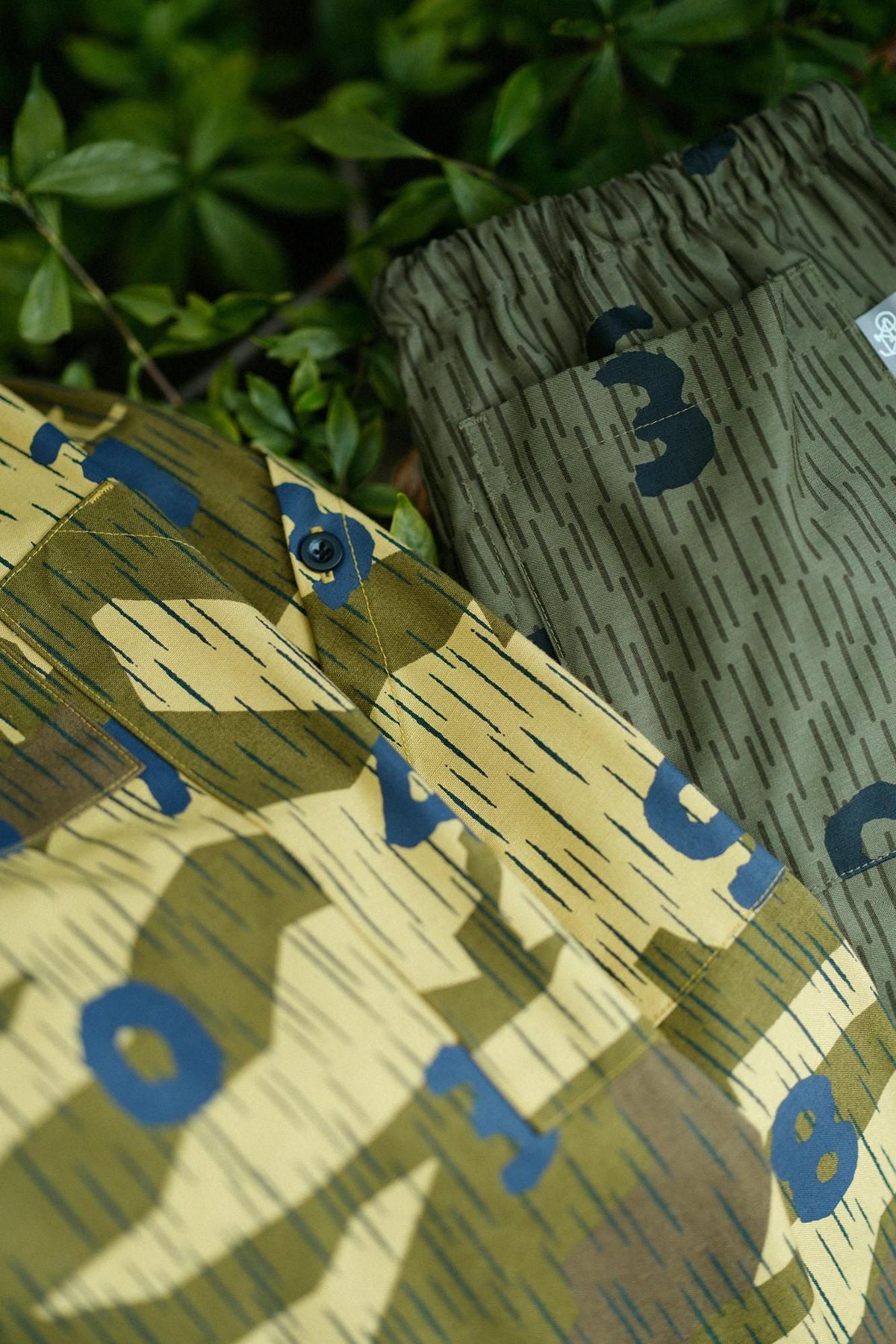 【net限定】コットンキャンバス BIKEすててこ／splinter camo SO-SU-U