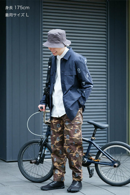 コットンキャンバス カーゴパンツ／camo SO-SU-U 桑染（くわぞめ）