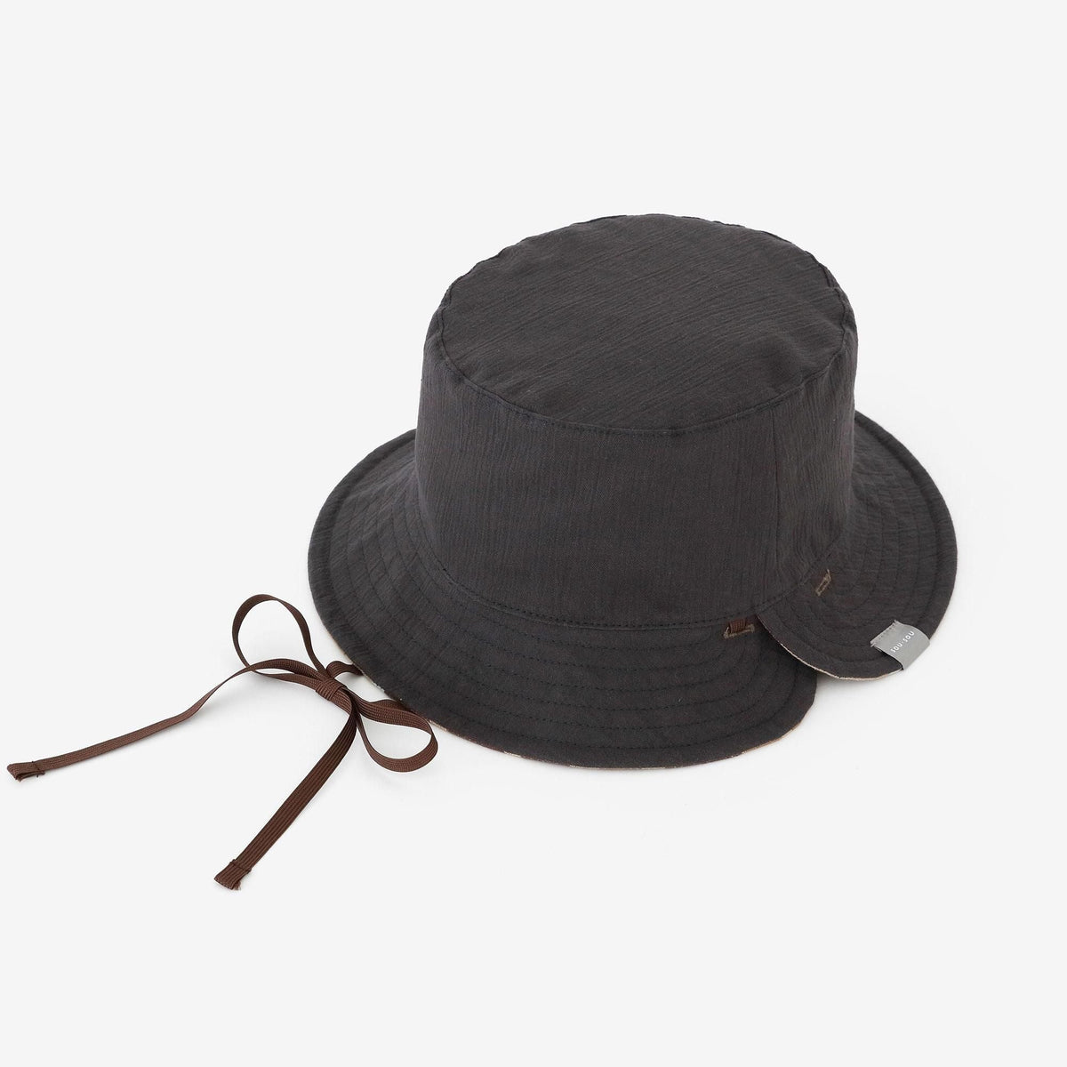 リネンツイル リバーシブル BIKE HAT／duck hunter camo SO-SU-U 白茶（しらちゃ）