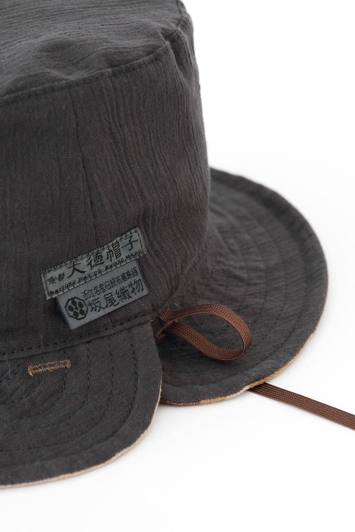 リネンツイル リバーシブル BIKE HAT／duck hunter camo SO-SU-U 白茶（しらちゃ）