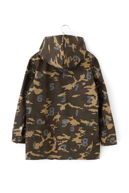 コットンキャンバス ZIP UP フードジャケット／camo SO-SU-U 桑染（くわぞめ）