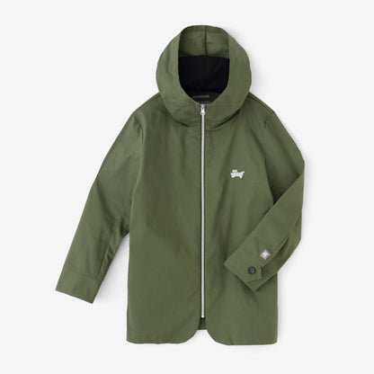 【net限定】ツイル ZIP UP フードジャケット／オリーブ