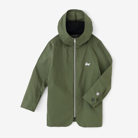 【net限定】ツイル ZIP UP フードジャケット／オリーブ