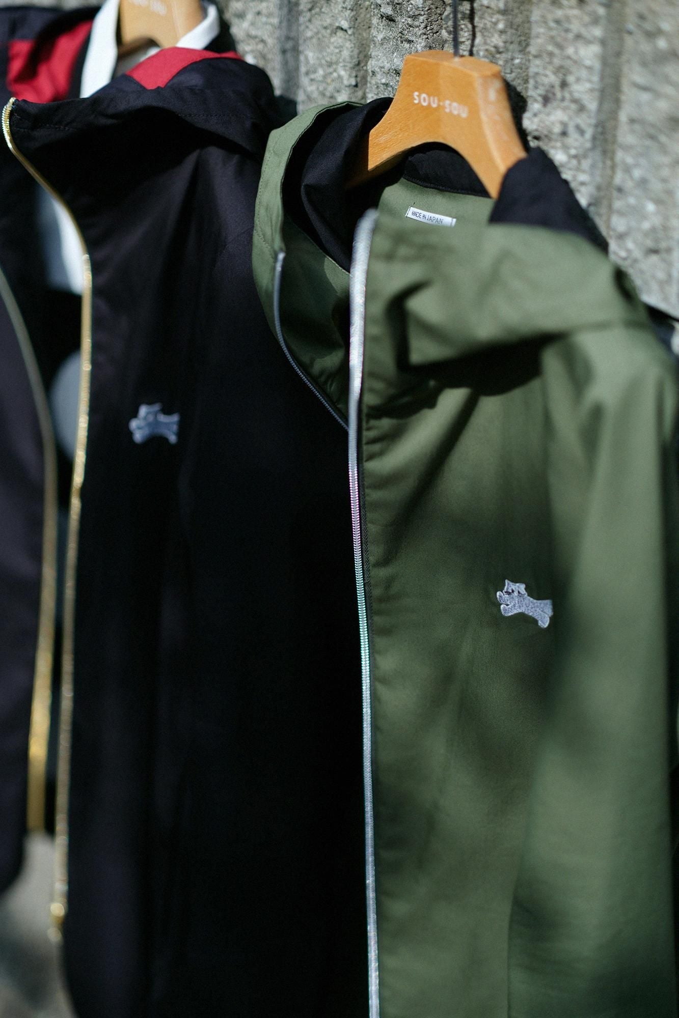【net限定】ツイル ZIP UP フードジャケット／オリーブ