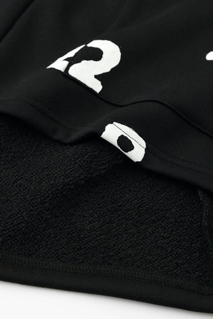 ラッチパイルニット ZIP UP BIKEブルゾン／ブラック×SO-SU-U