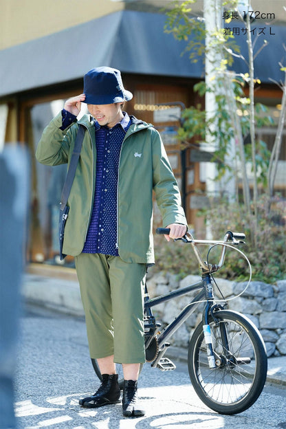 【net限定】ツイル BIKEすててこ／オリーブ