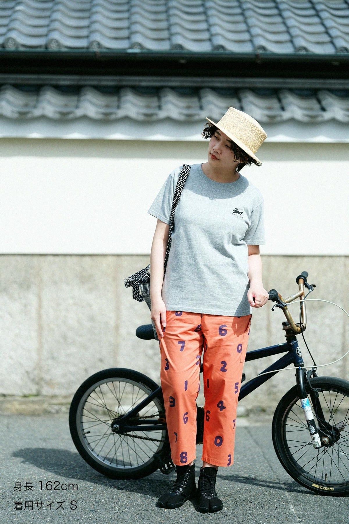 ねこ 半袖Tシャツ[5.0]／ヘザーグレー