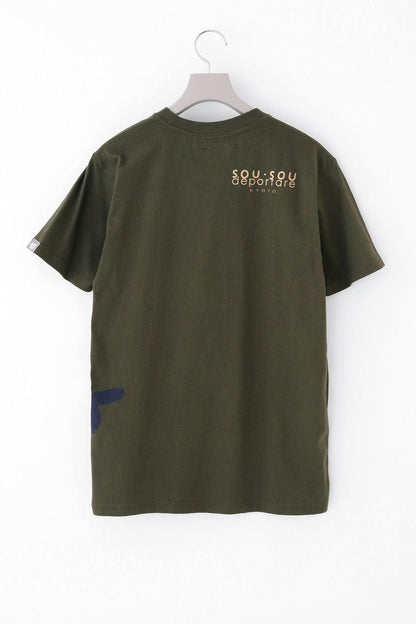 デポルターレ 半袖Tシャツ[5.0]／アーミーグリーン