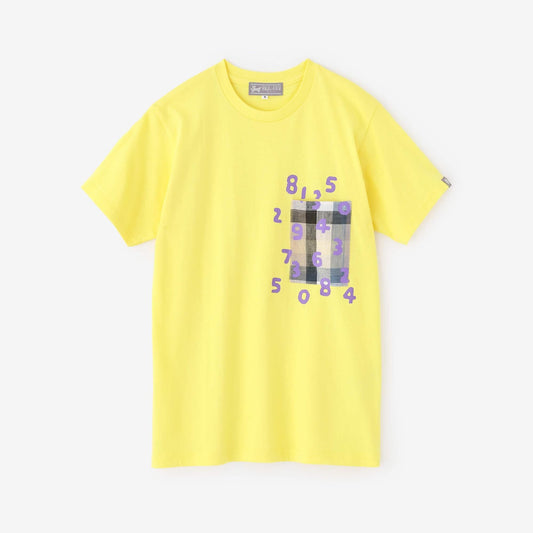 半袖 ポケットTシャツ[5.0]／イエロー×SO-SU-U昆（こん）