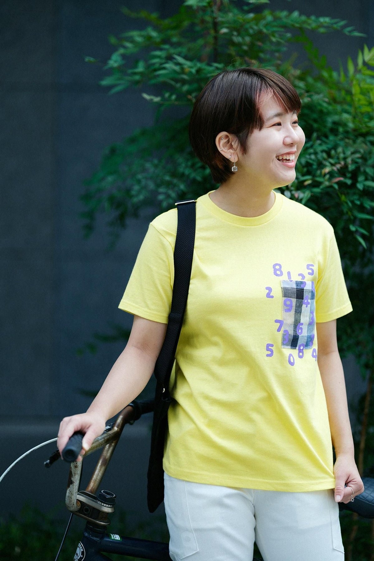 半袖 ポケットTシャツ[5.0]／イエロー×SO-SU-U昆（こん）
