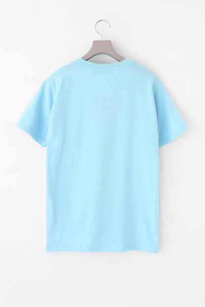 半袖 ポケットTシャツ[5.0]／ライトブルー×チャリンチャリン
