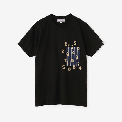 半袖 ポケットTシャツ[5.0]／ブラック×SO-SU-U昆2（こん）