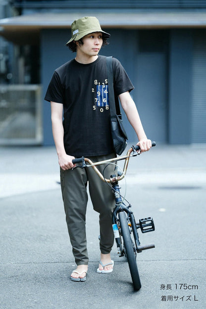 半袖 ポケットTシャツ[5.0]／ブラック×SO-SU-U昆2（こん）