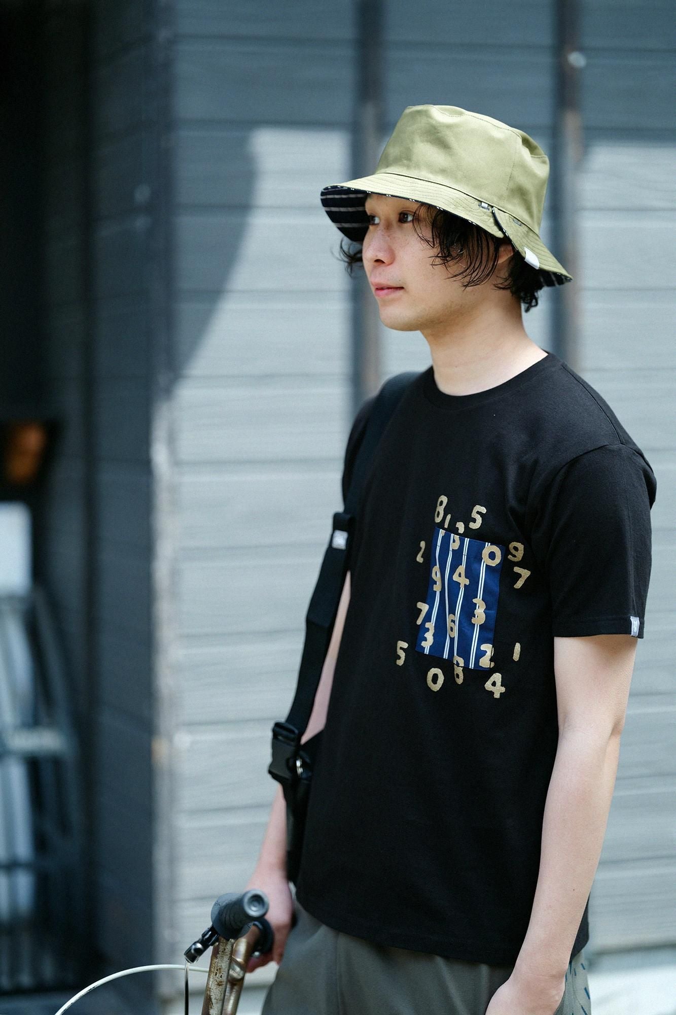半袖 ポケットTシャツ[5.0]／ブラック×SO-SU-U昆2（こん）