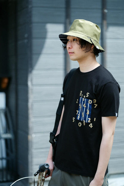 半袖 ポケットTシャツ[5.0]／ブラック×SO-SU-U昆2（こん）