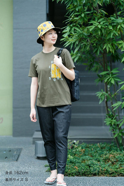 半袖 ポケットTシャツ[5.0]／アーミーグリーン×SO-SU-U昆（こん）