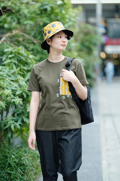 半袖 ポケットTシャツ[5.0]／アーミーグリーン×SO-SU-U昆（こん）