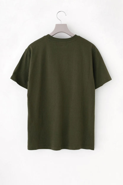 半袖 ポケットTシャツ[5.0]／アーミーグリーン×SO-SU-U昆（こん）