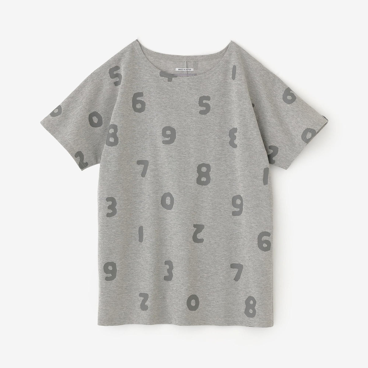 カノコニット 型ぬきTシャツ／SO-SU-U上下（しょうか） アッシュグレー