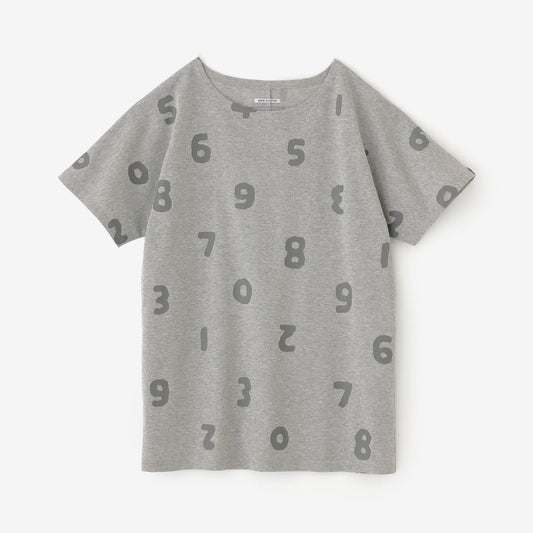 カノコニット 型ぬきTシャツ／SO-SU-U上下（しょうか） アッシュグレー