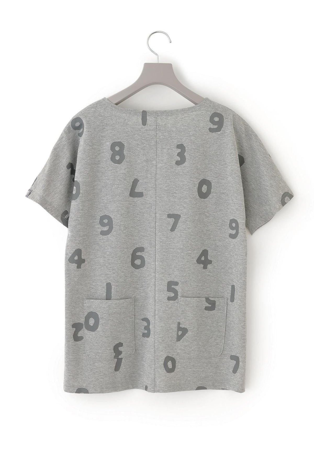 カノコニット 型ぬきTシャツ／SO-SU-U上下（しょうか） アッシュグレー