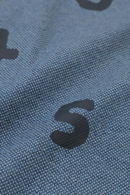 カノコニット 型ぬきTシャツ／SO-SU-U上下（しょうか） ヘザーブルー