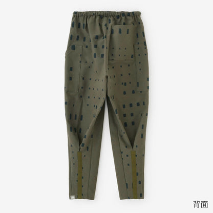 【net限定】綿×クールマックス(R) BIKEジョードプル／オリーブ×窓（まど）