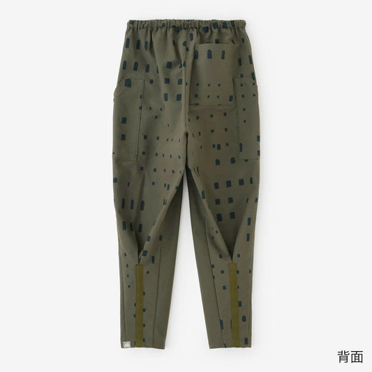 【net限定】綿×クールマックス(R) BIKEジョードプル／オリーブ×窓（まど）