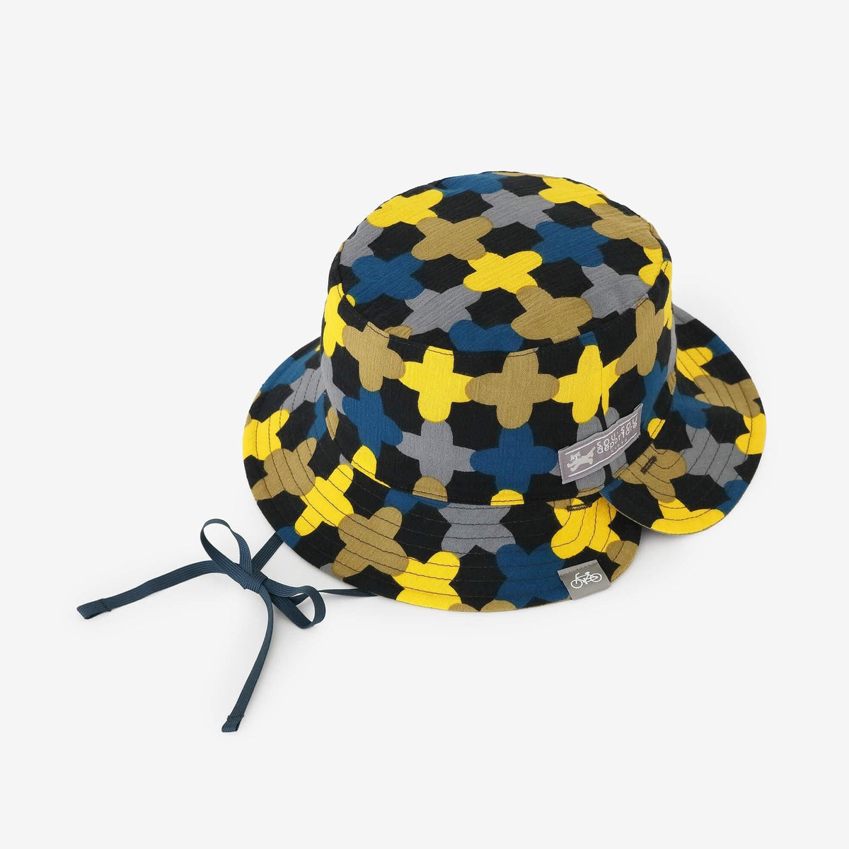 高島縮 20/20 リバーシブル BIKE HAT／縄梯子（なわばしご）