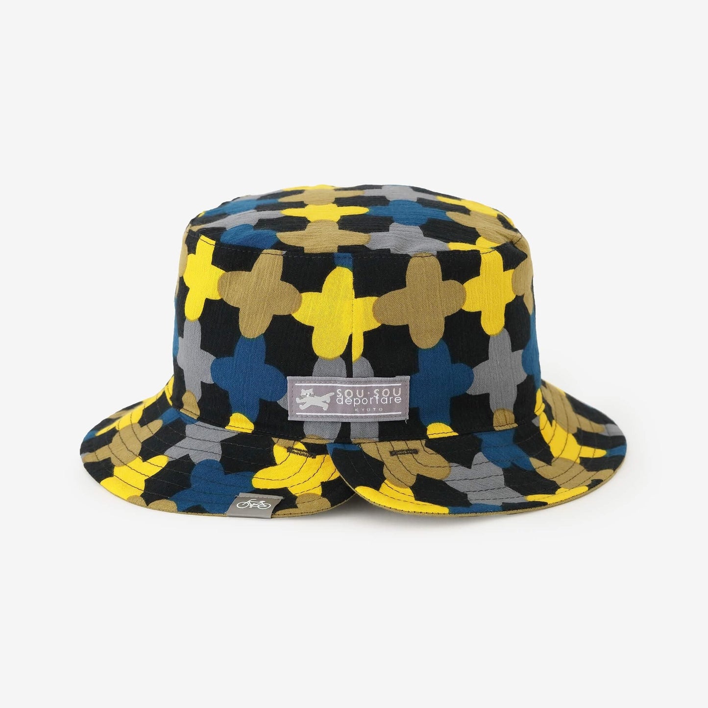 高島縮 20/20 リバーシブル BIKE HAT／縄梯子（なわばしご）