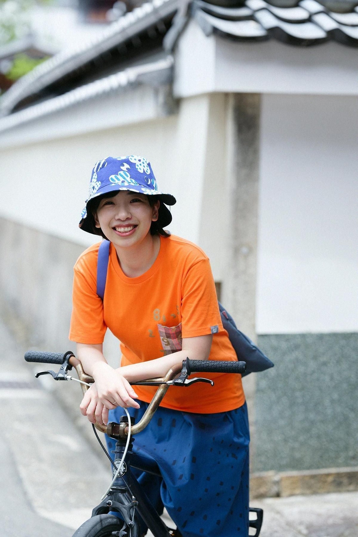 高島縮 20/20 リバーシブル BIKE HAT／はじける