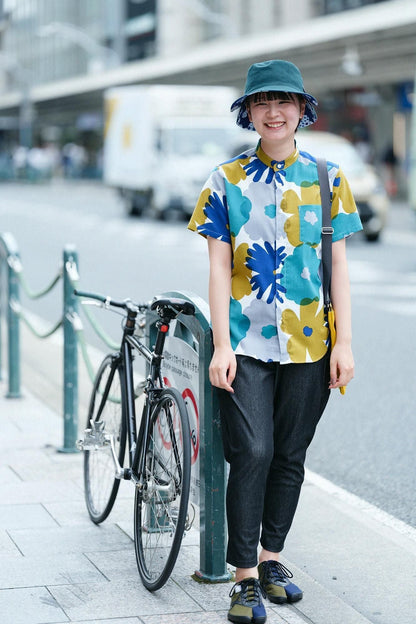 高島縮 20/20 リバーシブル BIKE HAT／はじける