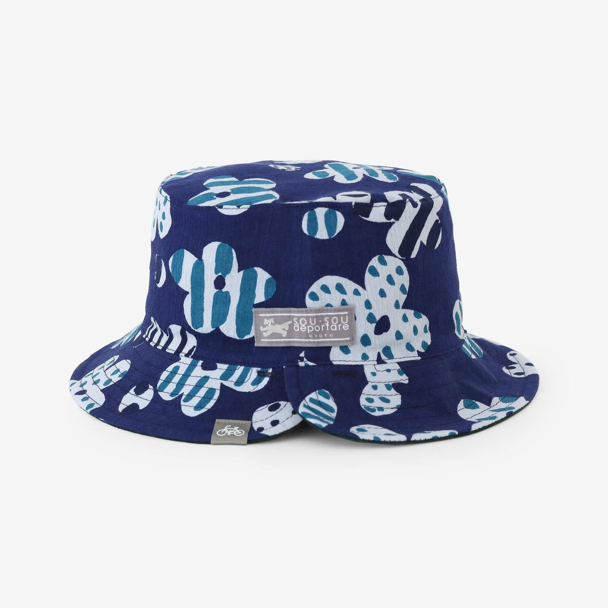 高島縮 20/20 リバーシブル BIKE HAT／はじける
